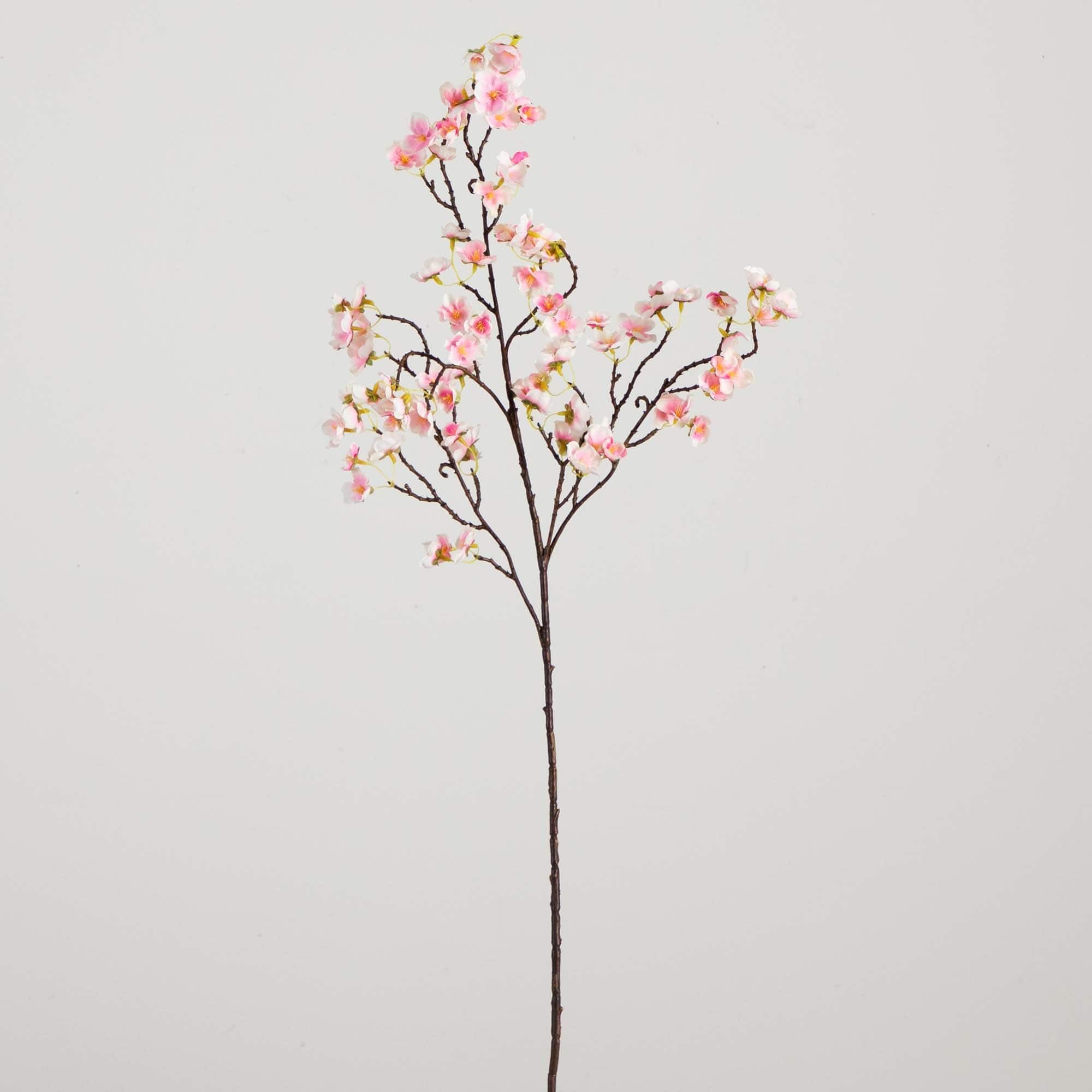41" Pink Cherry Blossom Flower Stems, 3ct.
